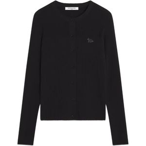 Maison Kitsuné Black Fox Patch Cardigan