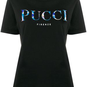 Emilio Pucci ロゴ Tシャツ ブラック