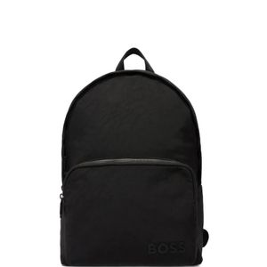 Boss Black Zip-Up Backpack for men