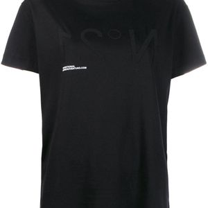 N°21 ロゴプリント Tシャツ ブラック