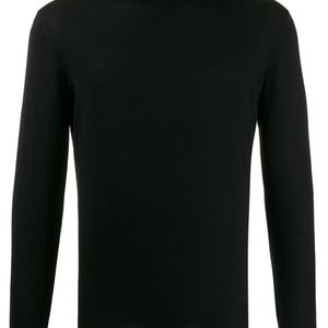 メンズ Dell'Oglio リブニット セーター ブラック