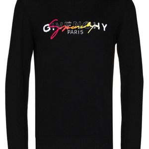 メンズ Givenchy ロゴ スウェットシャツ ブラック