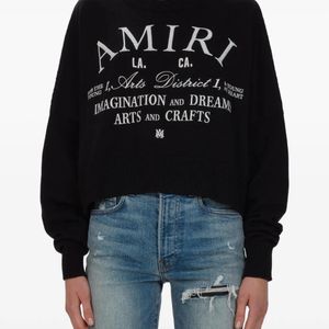 Amiri Black Logo-Embroidered Jumper