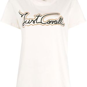 Just Cavalli ロゴ Tシャツ ホワイト