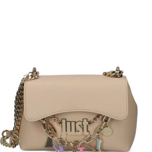 Just Cavalli Natural Charm-Embellished Shoulder Bag