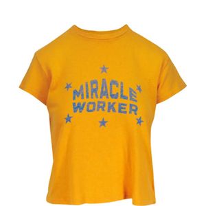 Mother Yellow Star Graphic T-Shirt