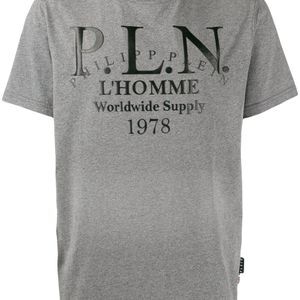 メンズ Philipp Plein Platinum Cut Tシャツ グレー