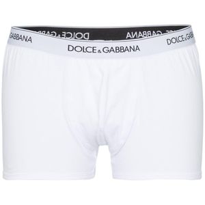 メンズ Dolce & Gabbana ドルチェ&ガッバーナ ロゴ ボクサーパンツ ホワイト
