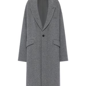 Maison Margiela Grey Single-Breasted Coat