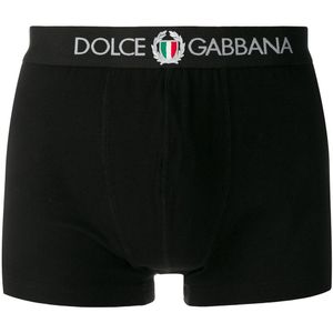 メンズ Dolce & Gabbana ドルチェ&ガッバーナ ロゴ ボクサーパンツ ブラック