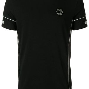Philipp Plein T-Shirt mit Logo-Patch in Schwarz für Herren