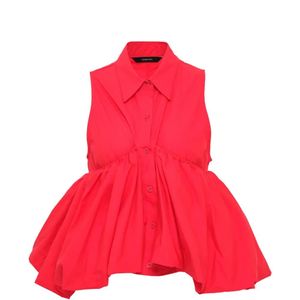 Camicia di Pushbutton in Rosso