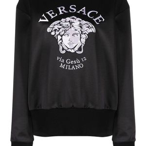 Versace メデューサ スウェットシャツ ブラック
