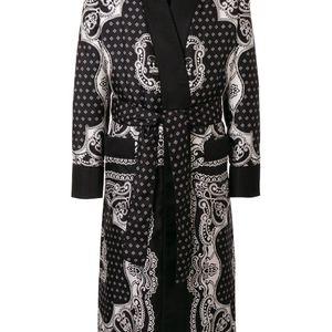 Dolce & Gabbana Badjas Met Print in het Zwart voor heren