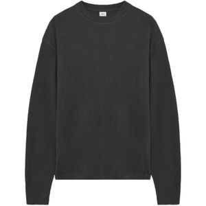 Won Hundred Black T-Shirt Steven À Manches Longues for men