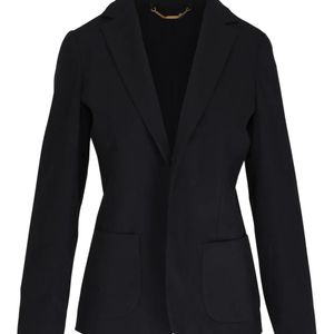 Kiton Black Patch-Pocketed Blazer