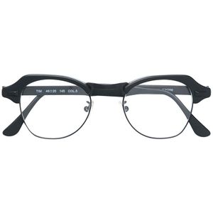 Kyme Black Tim Square Frame Glasses