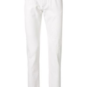 Jeans slim di Dolce & Gabbana in Bianco da Uomo