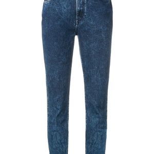 3x1 Blue Cropped Skinny Jeans