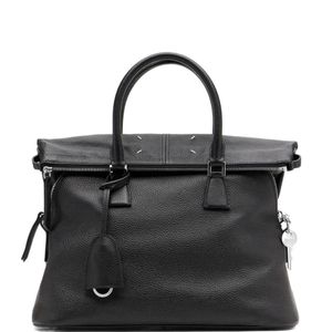 Maison Margiela Black Medium 5Ac Soft Tote Bag