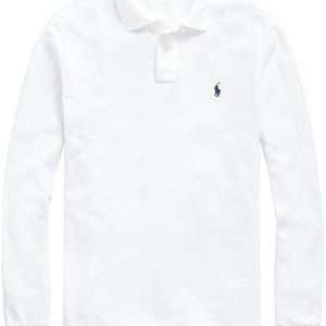 メンズ Polo Ralph Lauren ロングスリーブ ポロシャツ ホワイト