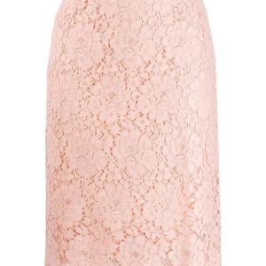 Dolce & Gabbana フローラル ペンシルスカート ピンク