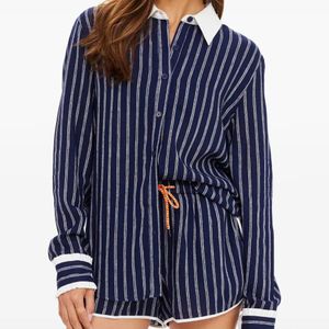 The Upside Blue Belize Bobbi Shirt