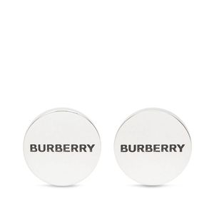 メンズ Burberry バーバリー エングレーブロゴ カフスボタン ホワイト