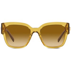 Versace Brown Square-Frame Sunglasses