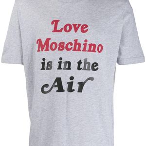 メンズ Love Moschino Is In The Air Tシャツ グレー