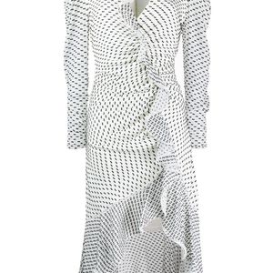 Jonathan Simkhai シャーリング ドレス ホワイト