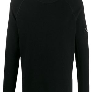メンズ Calvin Klein クルーネック スウェットシャツ ブラック