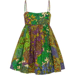 ALÉMAIS Green Marnie Mini Dress