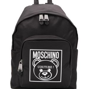 Moschino ロゴ バックパック ブラック