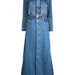 DIESEL Blue Convertible Denim Coat