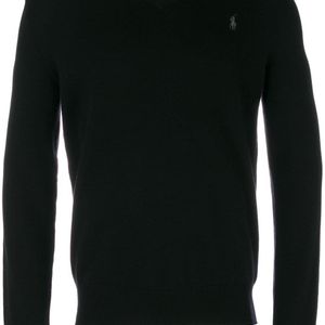 メンズ Polo Ralph Lauren クラシック Vネックセーター ブラック