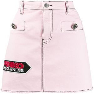 Pinko デニム ミニスカート ピンク
