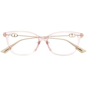 Dior スクエア眼鏡フレーム ピンク