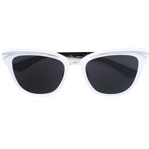 Dior White 'so Dior' Sunglasses