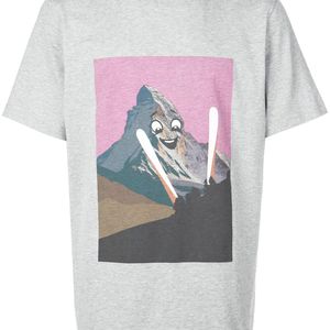 メンズ Aztech Mountain Mountain Doodle Tシャツ グレー