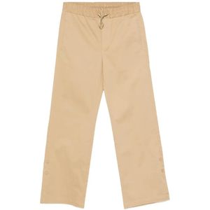 Fiorucci White Drawstring Buttoned Trousers for men