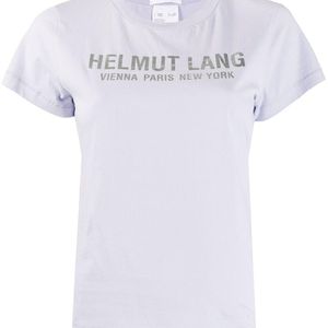 Helmut Lang ロゴ Tシャツ パープル
