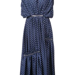 Winston polka dot dress di Gabriela Hearst in Blu