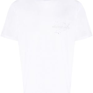 メンズ Helmut Lang グラフィック Tシャツ ホワイト