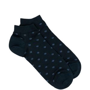 Zegna Blue Polka-Dot Socks for men
