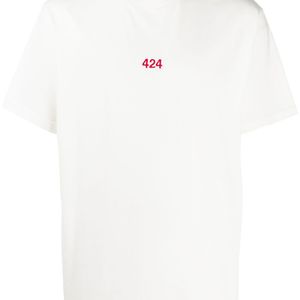 メンズ 424 エンブロイダリー Tシャツ ホワイト