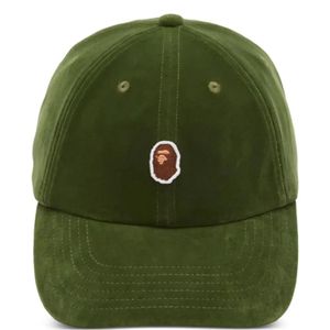 A Bathing Ape Green Logo-Patch Baseball Cap