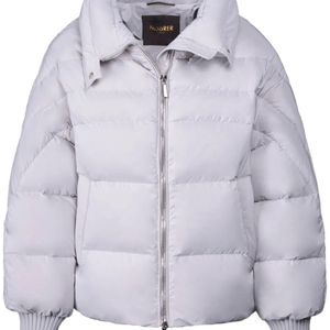 Moorer Grey Ripoli-Os Puffer Jacket