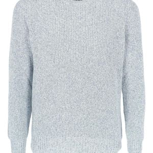 Fay Blue Crew-Neck Sweater for men