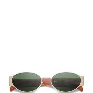 A.Kjærbede Green Bella Geometric-Frame Sunglasses